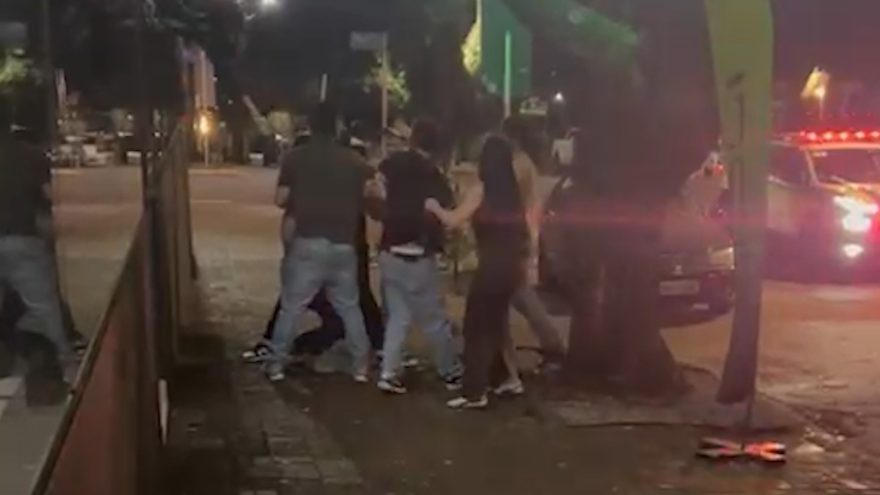 Briga “creme de avelã” termina com sirene da Transitar