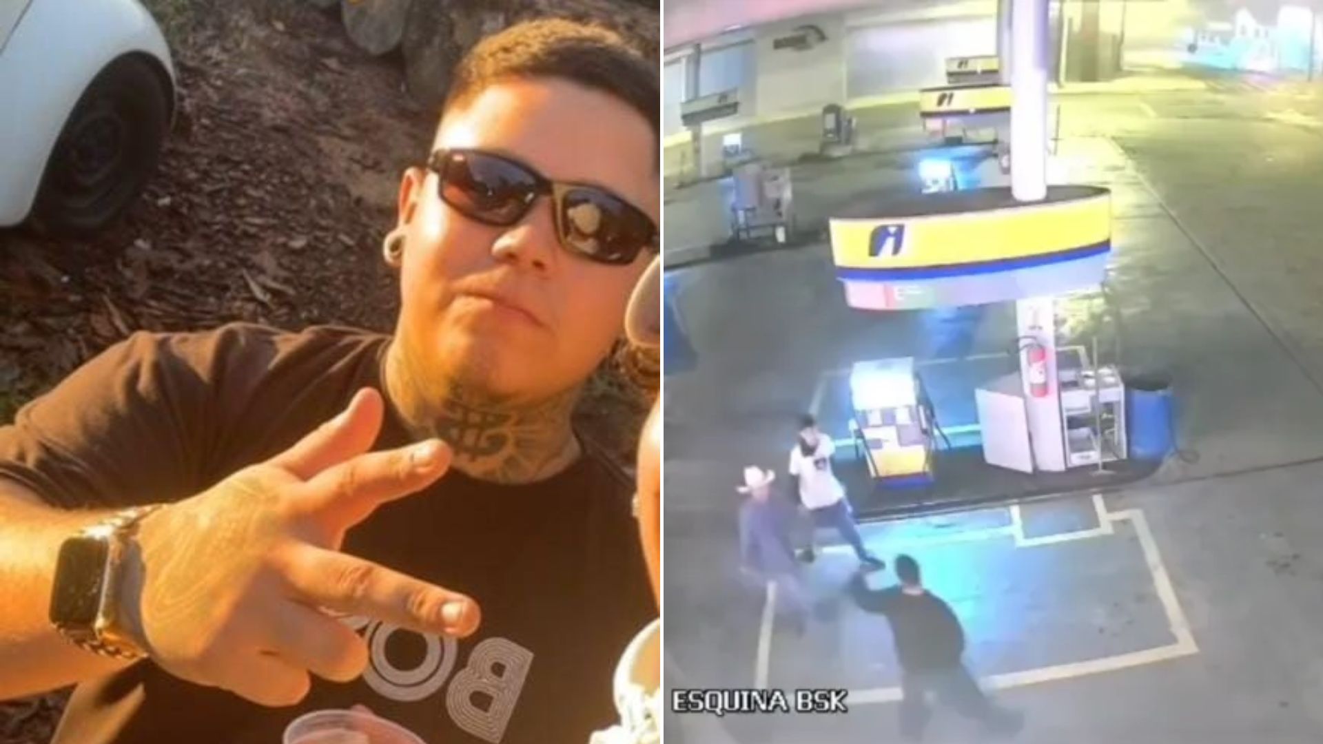 Pai e filho juntos na cadeia: dupla suspeita de matar jovem em posto é presa Pai e filho juntos na cadeia: dupla suspeita de matar jovem em posto é presa