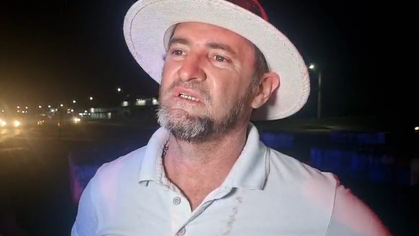 “Ele atravessou na minha frente”, diz caminhoneiro sobre forte colisão na BR-277