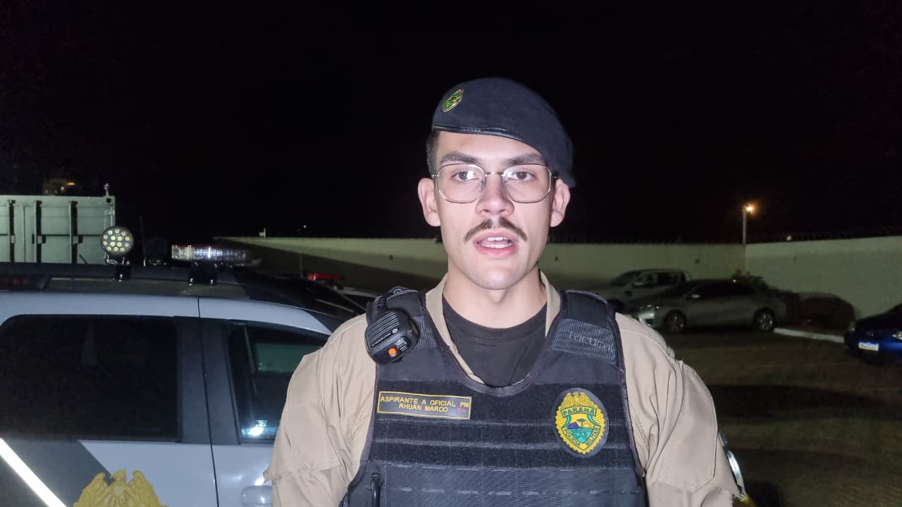 "Espertinho" tenta fugir de abordagem, mas é detido pela Cavalaria da PM no Lago Municipal