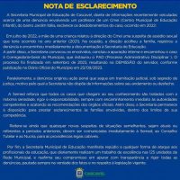 O que diz a Semed sobre a denúncia de assédio em Cmei? Confira Imagem referente a O que diz a Semed sobre a denúncia de assédio em Cmei? Confira