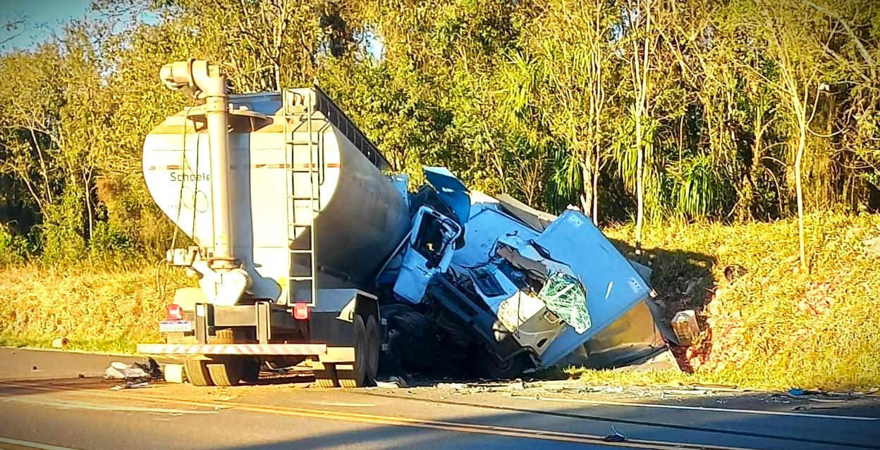 PRF dá detalhes sobre acidente com morte na rodovia BR-153