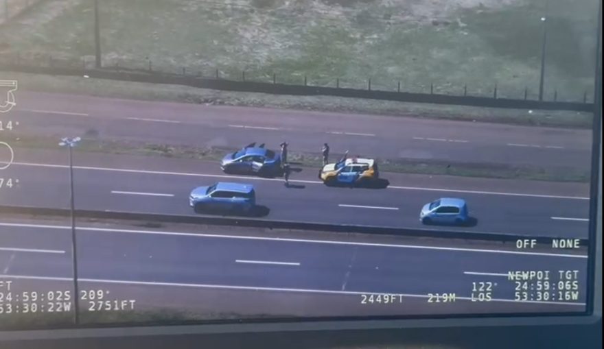 Vídeo mostra perseguição do helicóptero da PM a contrabandistas na BR-277, em Cascavel