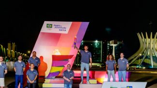 Jogos da Juventude são abertos oficialmente com acendimento da pira