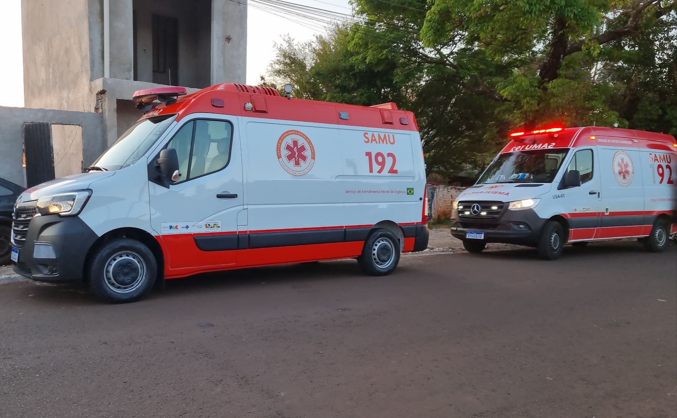 Criança fica ferida após cair durante convulsão e é socorrida pelo Samu em Cascavel