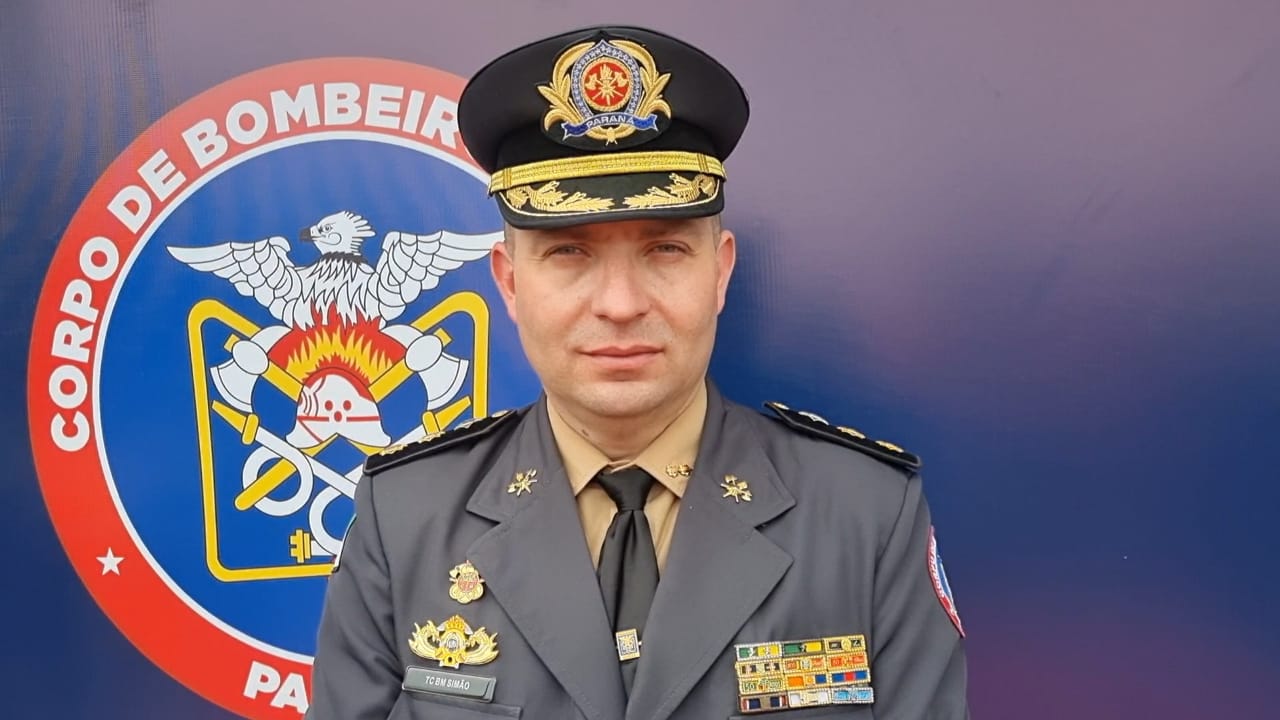 Corpo de Bombeiros de Cascavel tem novo comandante, Tenente-Coronel Davi Daniel Simão