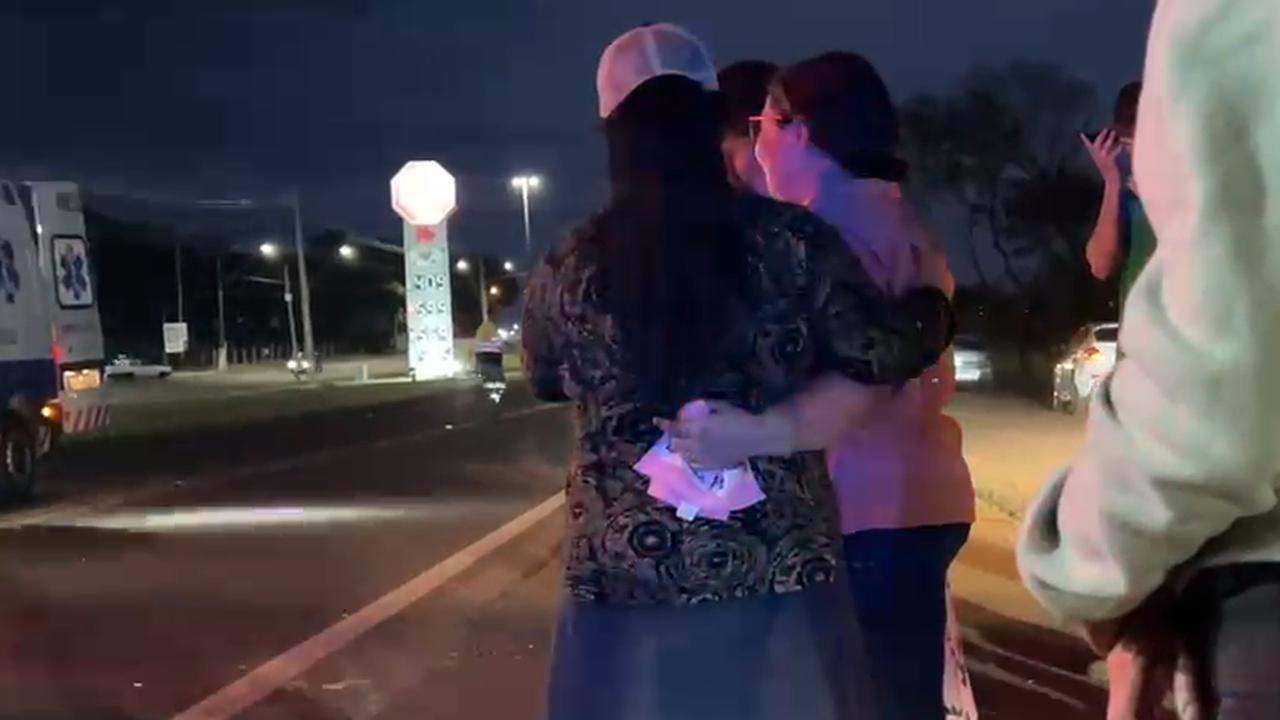 Emocionante: Família reza enquanto motociclista é reanimada após grave acidente em Santa Tereza