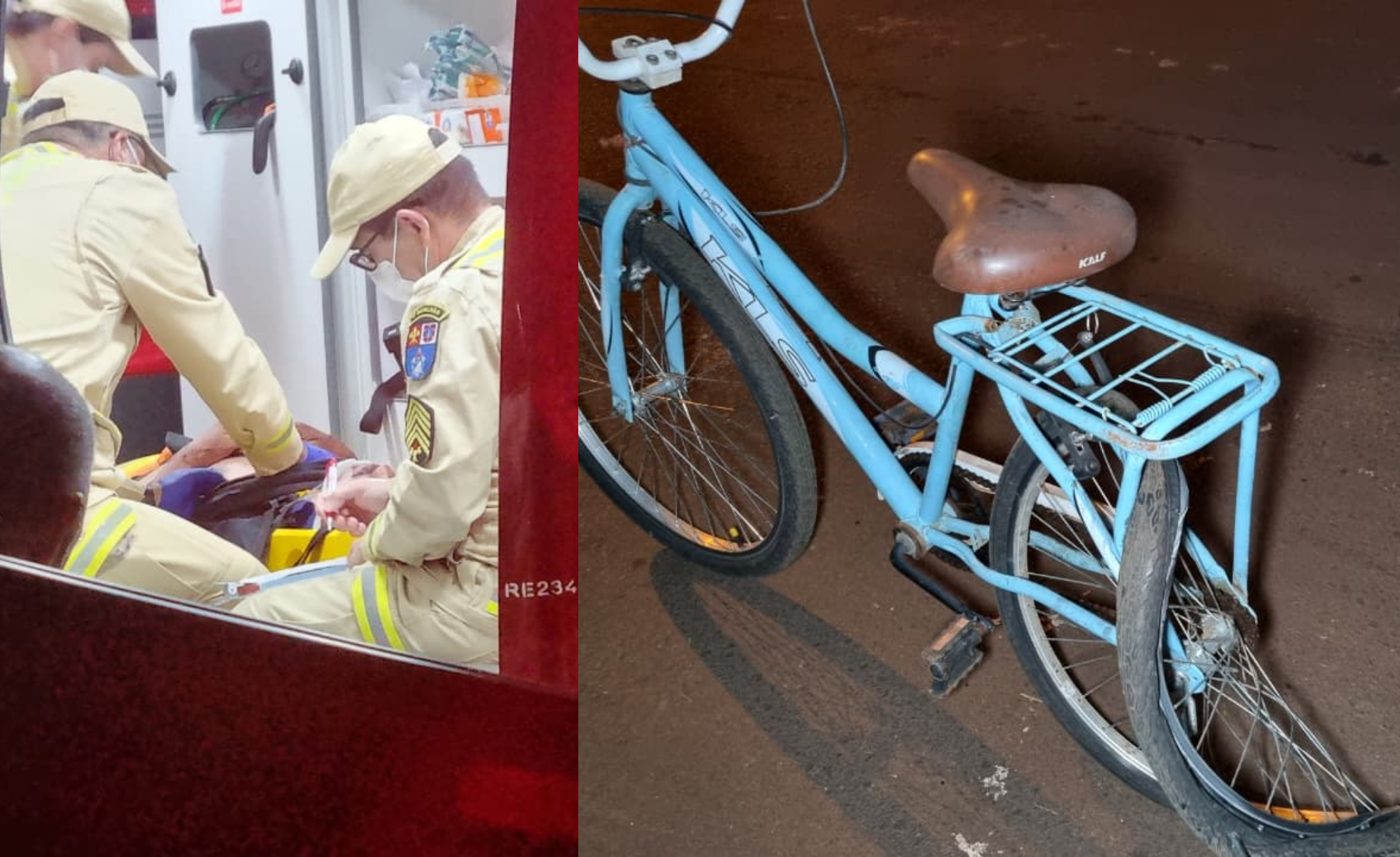 Ciclista sofre laceração na perna em acidente na marginal da PRc-467 em Cascavel