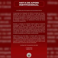 Imagem referente a Adepol-PR manifesta apoio à delegada Thais Zanatta após desrespeito durante investigação
