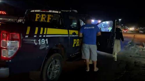Caminhoneiro paraguaio é levado à delegacia após acidente fatal com motociclista na BR-277