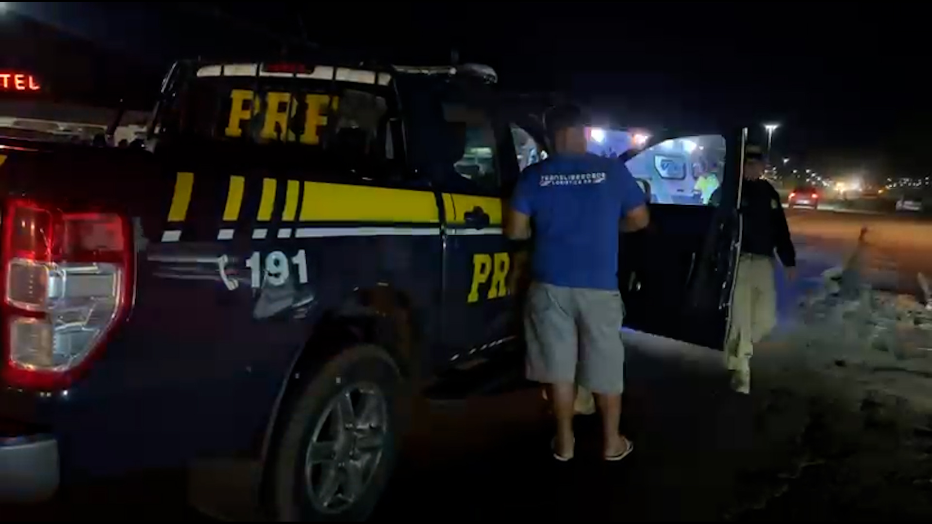 Caminhoneiro paraguaio é levado à delegacia após acidente fatal com motociclista na BR-277