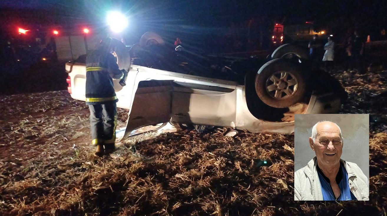 Homem que morreu ao capotar S10 na PR-468 era agricultor e ex-vereador de Mamborê Homem que morreu ao capotar S10 na PR-468 era agricultor e ex-vereador de Mamborê