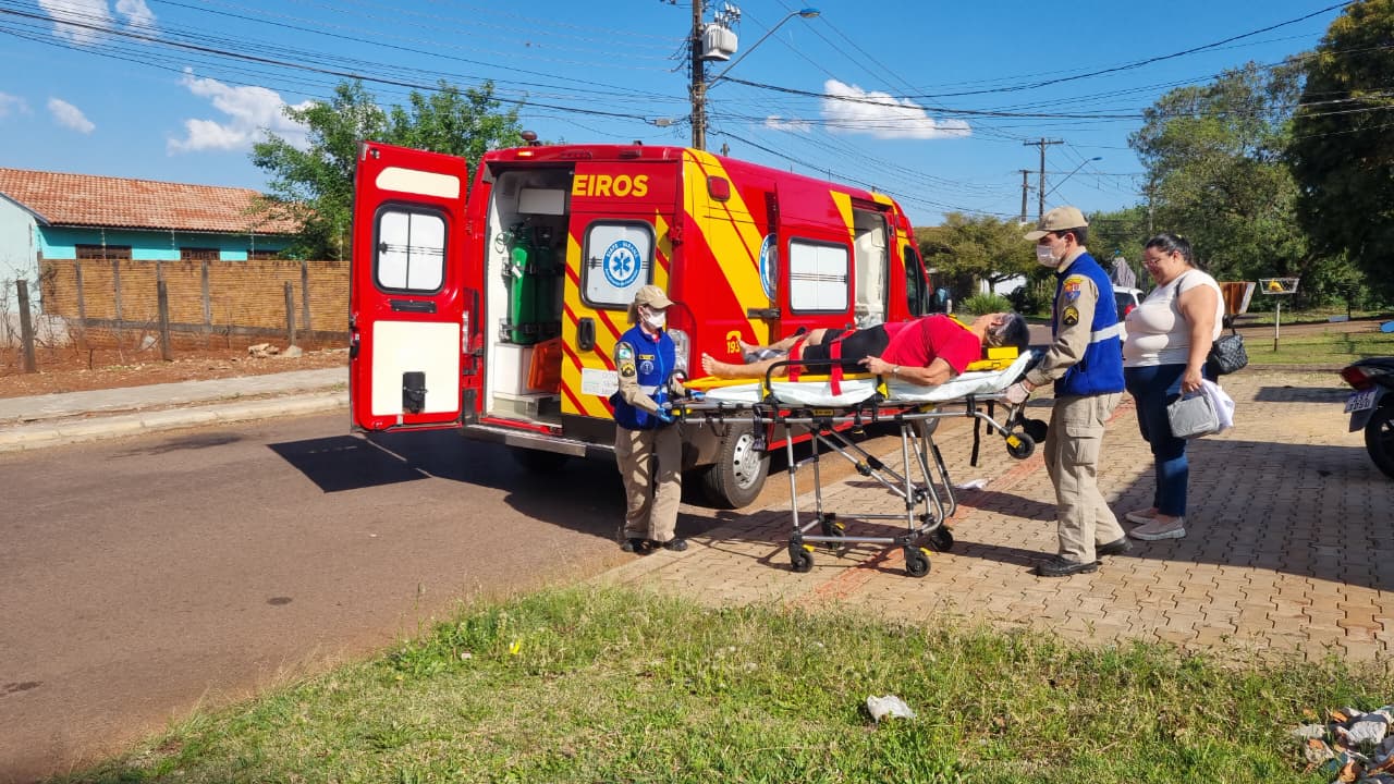 Idosa é vítima de acidente doméstico no Maria Luiza
