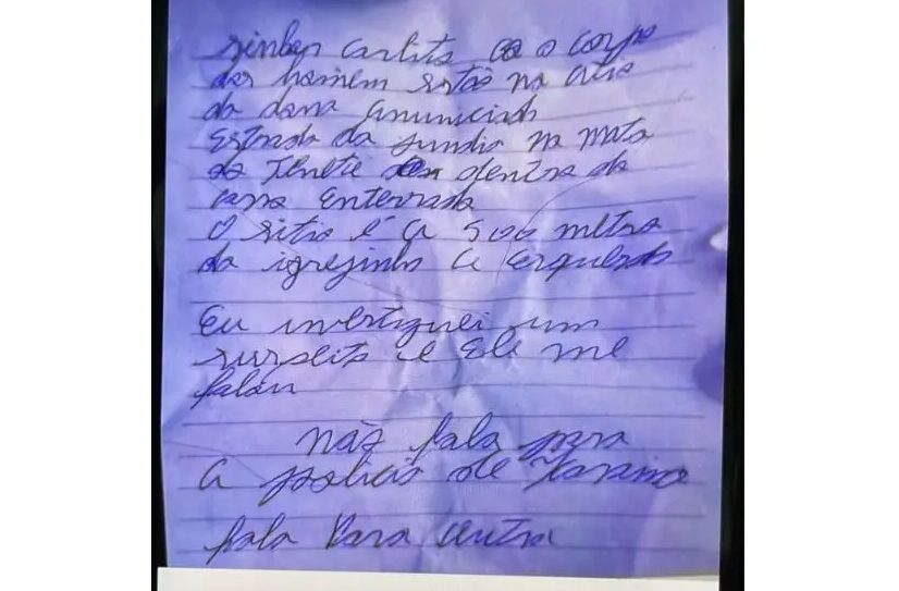 Desaparecidos em Icaraíma: Pai de Alencar recebeu carta anônima sobre paradeiro de veículo