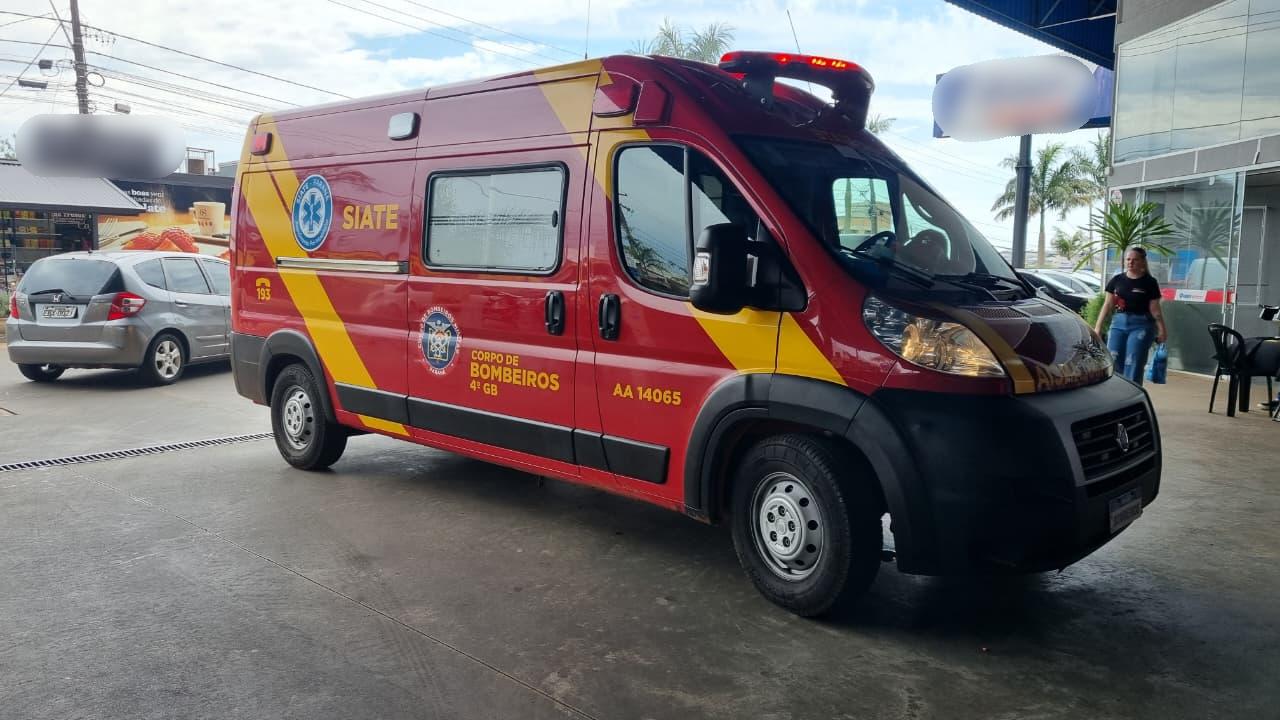 Trabalhador de 29 anos é atingido por pallet e tem suspeita de fratura