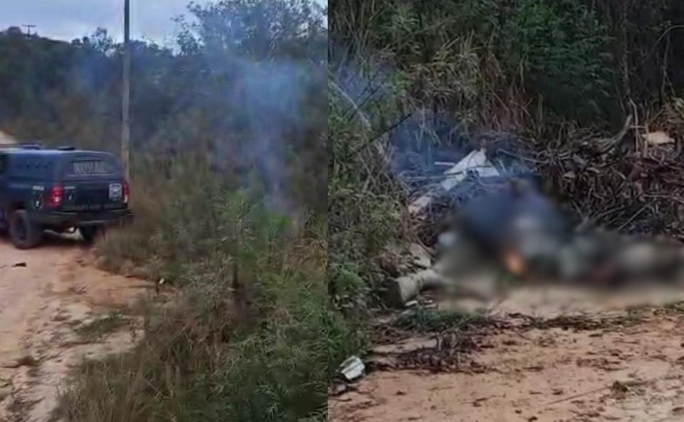 Corpo de mulher é encontrado em chamas em estrada rural: ‘Crime cruel’, diz GM