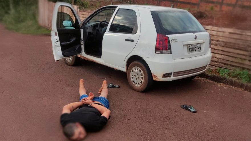 Guarda Municipal recupera Palio furtado e prende homem em Cascavel