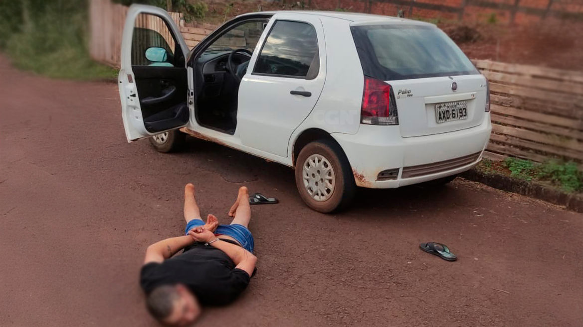 Guarda Municipal recupera Palio furtado e prende homem em Cascavel