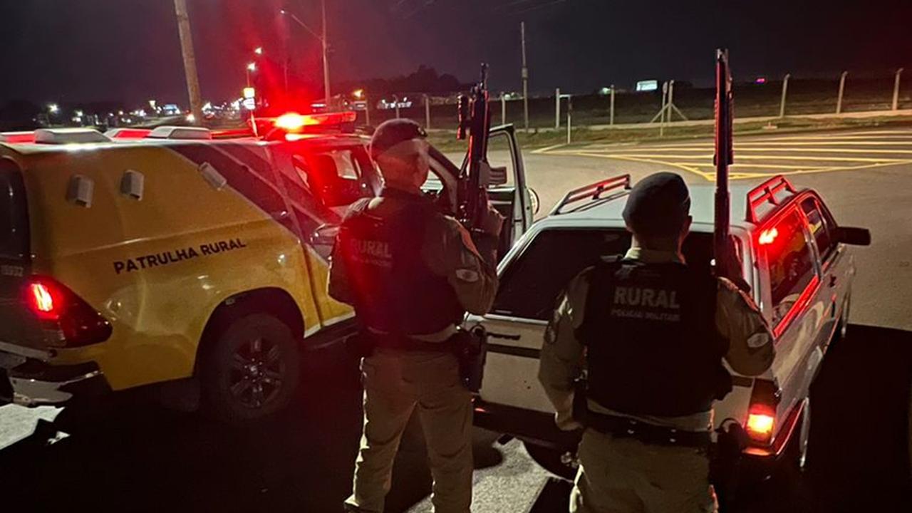 PM prende homem após furto de veículo em Lindoeste; carro foi recuperado em Cascavel
