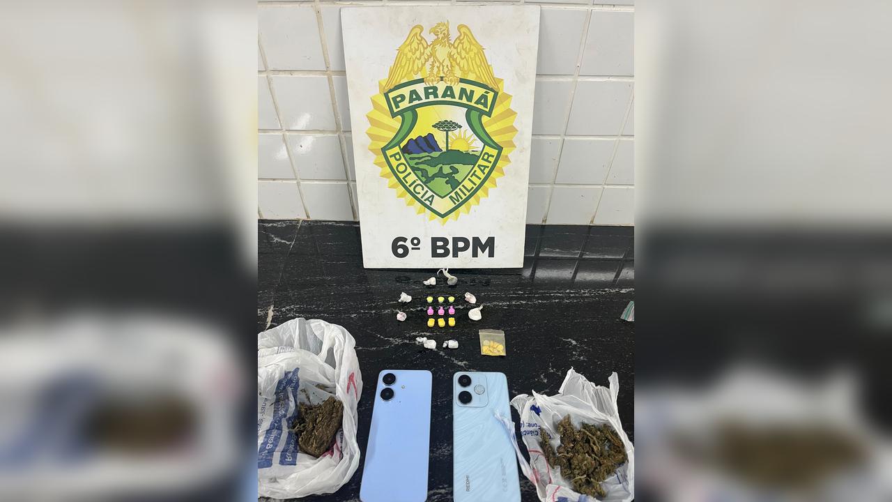 Dois indivíduos são presos com grande quantidade de drogas no Universitário