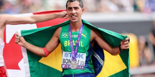 Caio Bonfim é prata na prova de 35 km do Mundial de Atletismo Imagem referente a Caio Bonfim é prata na prova de 35 km do Mundial de Atletismo