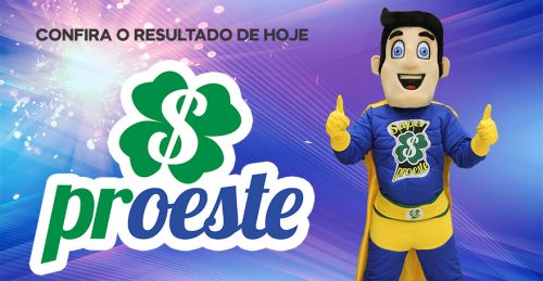 Confira o resultado do Proeste deste domingo (14) Imagem referente a Confira o resultado do Proeste deste domingo (14)