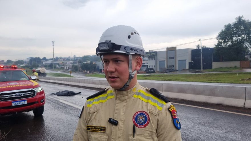 “Motorista não teve tempo de reação”, relata bombeiro sobre acidente que vitimou ciclista em Cascavel