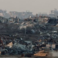 Imagem referente a Gaza: mais de 40 pessoas morreram neste domingo vítimas de bombardeios