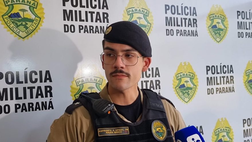 Conforme oficial da PM, “mãe estava agredindo filha, sufocando ela com fio”