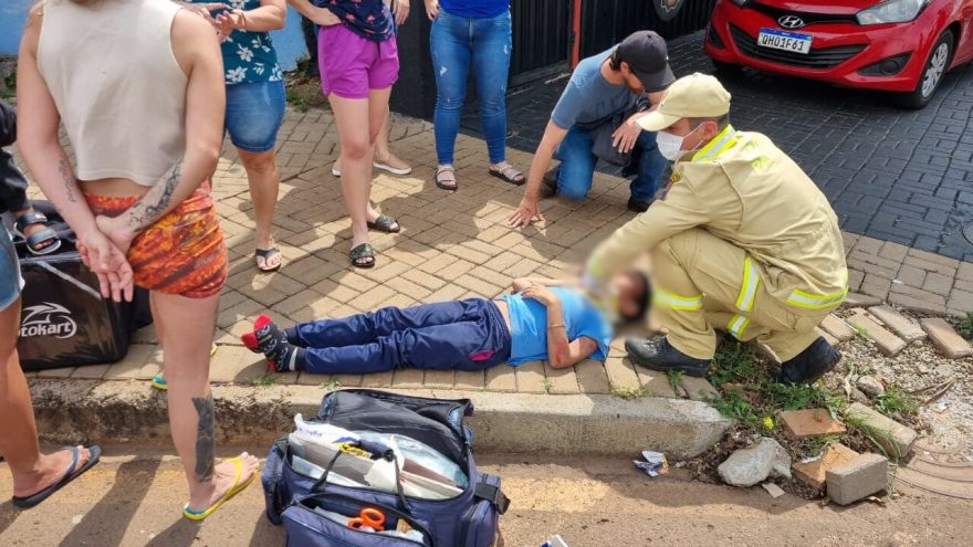 Crianças são atropeladas por moto na Região Norte de Cascavel