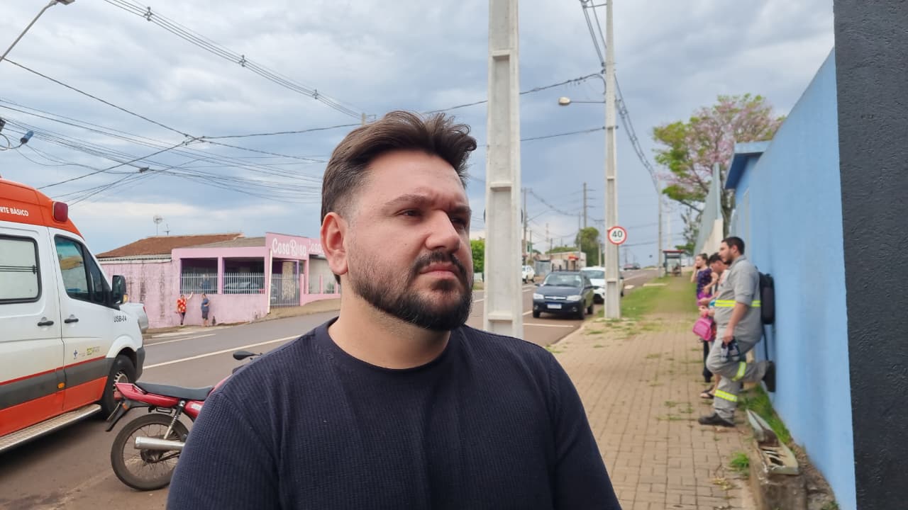 Comerciante alerta para riscos em cruzamento após atropelamento de crianças em Cascavel