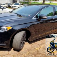 Polícia Civil apreende Ford Fusion usado na fuga dos assassinos de Luiz Felipe Batista da Silva Imagem referente a Polícia Civil apreende Ford Fusion usado na fuga dos assassinos de Luiz Felipe Batista da Silva