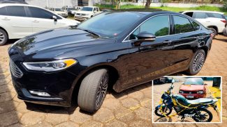 Polícia Civil apreende Ford Fusion usado na fuga dos assassinos de Luiz Felipe Batista da Silva