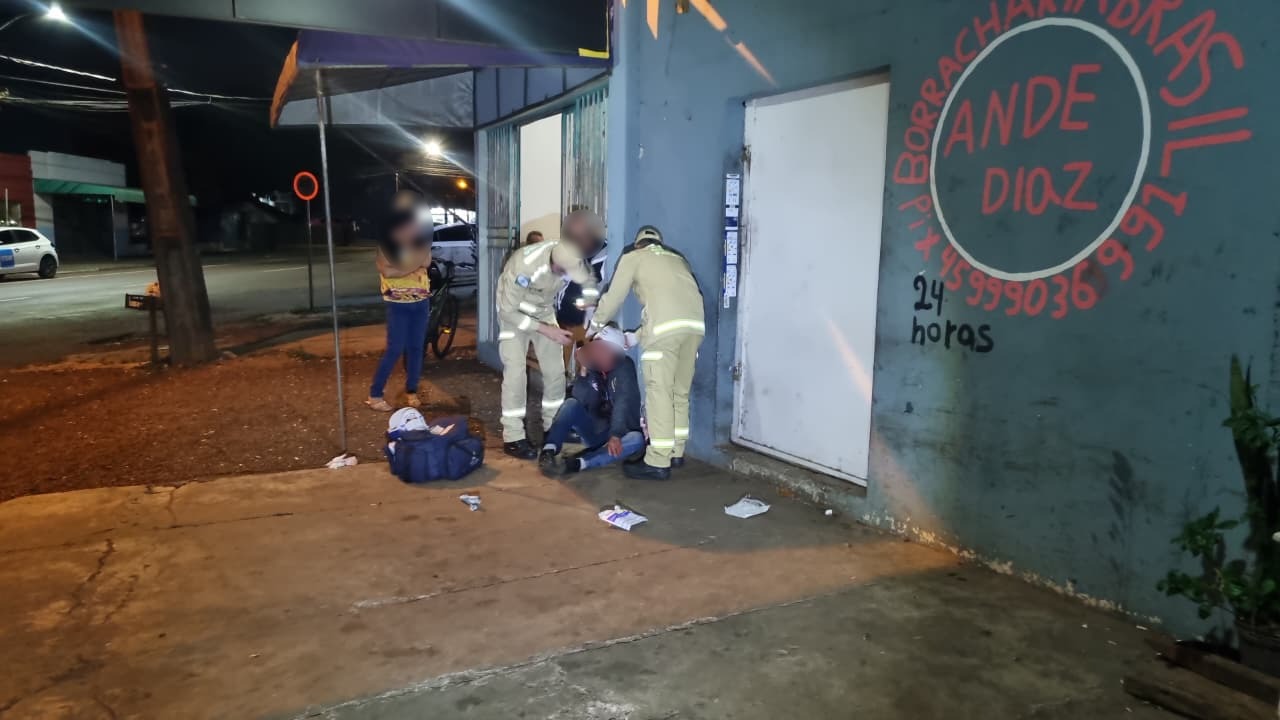 Idoso é encontrado caído na calçada e com ferimento na cabeça no Bairro São Cristóvão