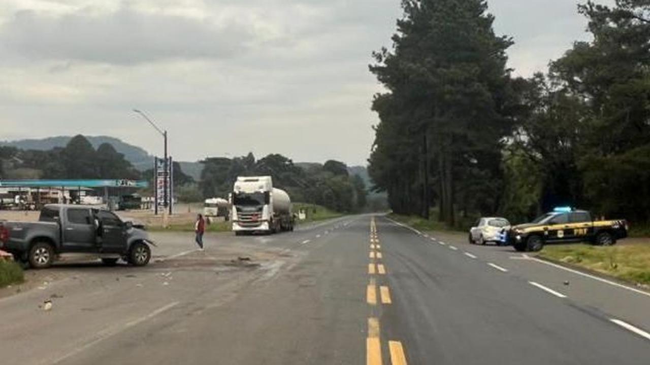 Colisão na BR-153 deixa uma pessoa morta e feridos em Porto Vitória Colisão na BR-153 deixa uma pessoa morta e feridos em Porto Vitória