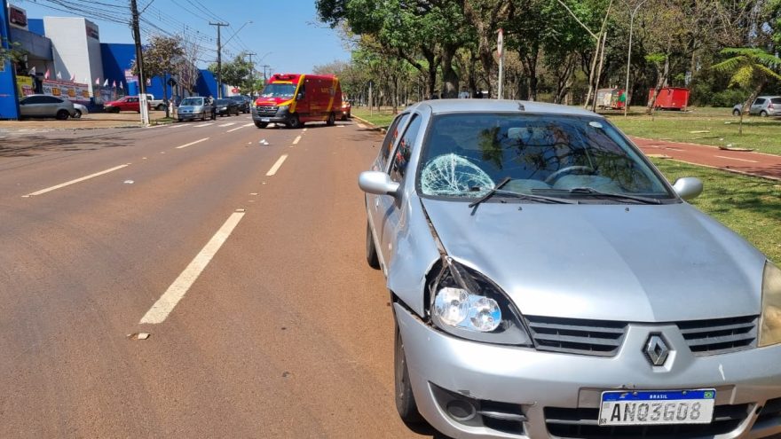 Acidente grave: Pedestre é arremessada a 10 metros após colisão