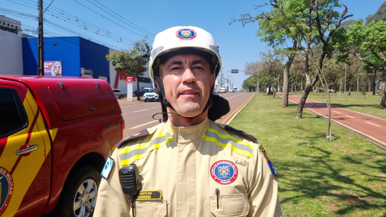 Conforme tenente do Corpo de Bombeiros, vítima de atropelamento na Avenida Brasil tinha 'lesões graves'
