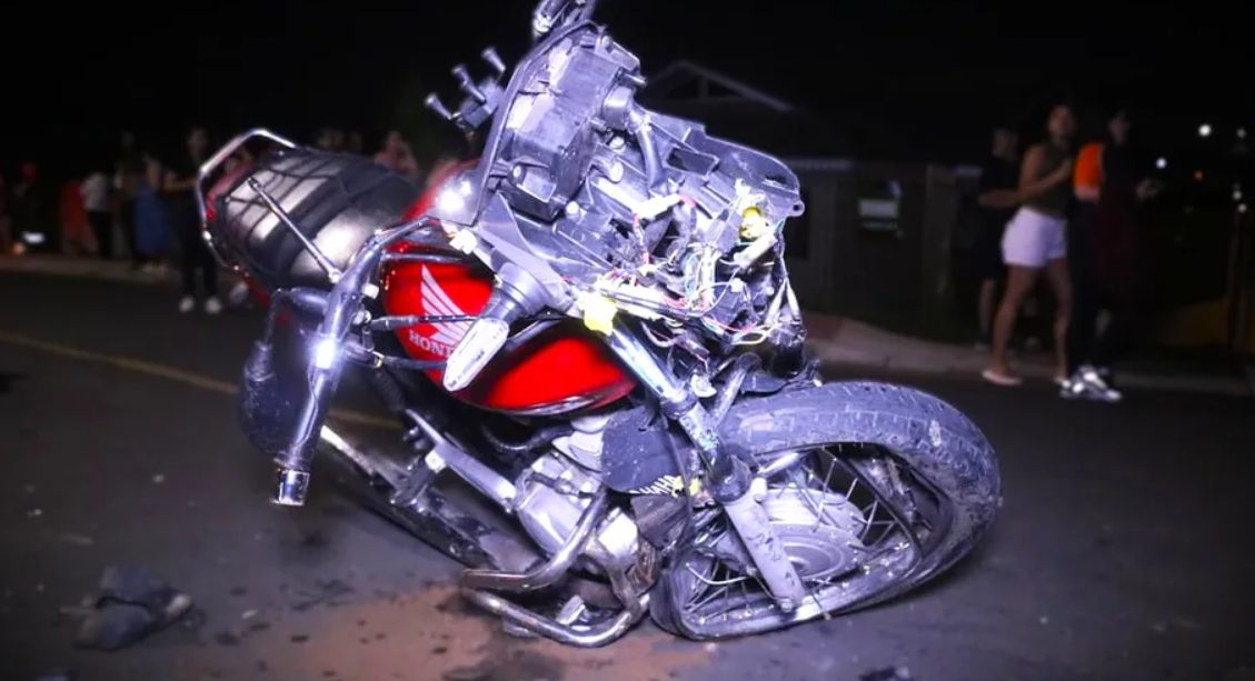 "Grau" quase resulta em morte; Garupa de moto sofre parada cardíaca e fica inconsciente