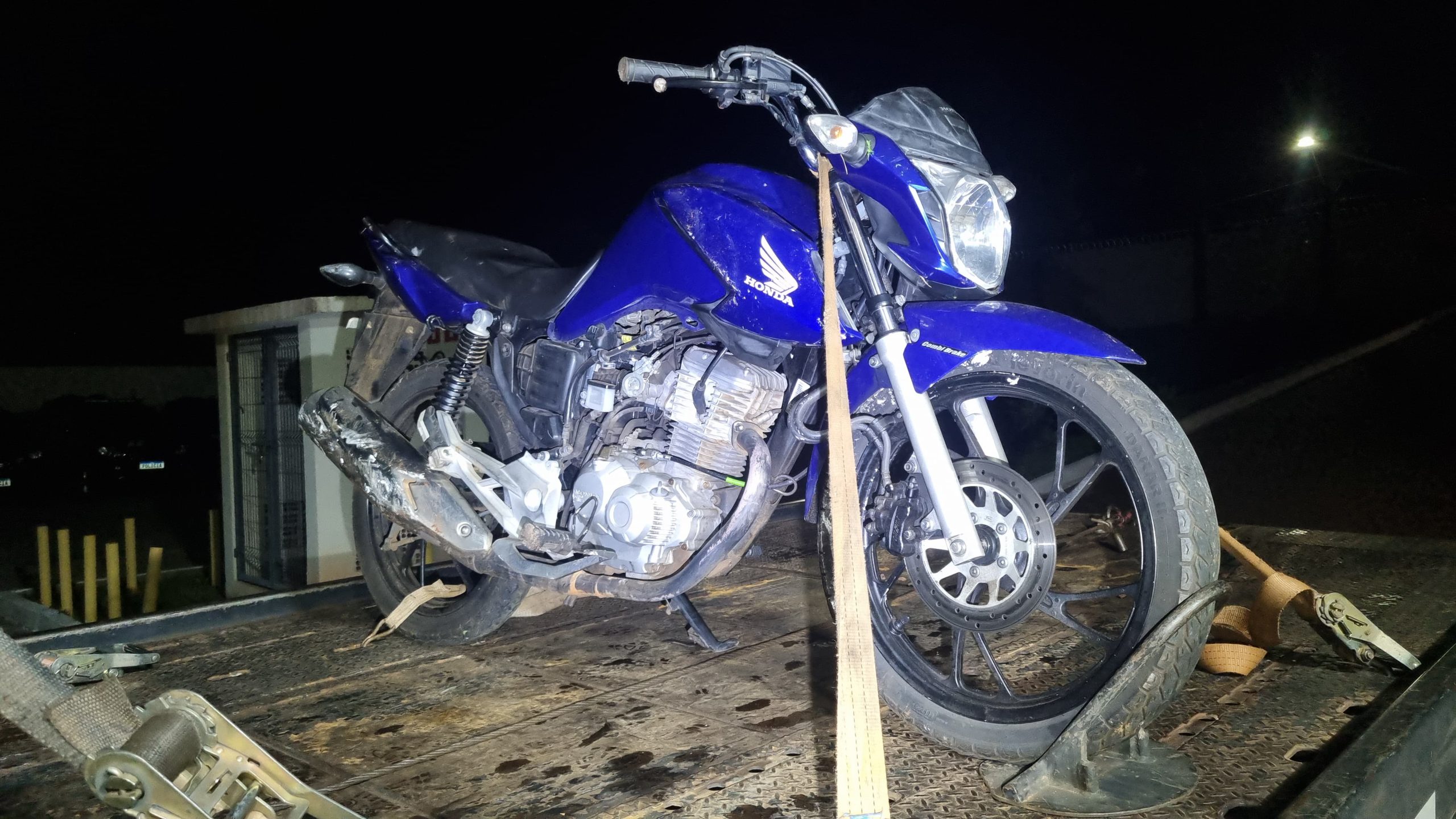 Polícia Militar recupera motocicleta Honda Fan furtada em Cascavel