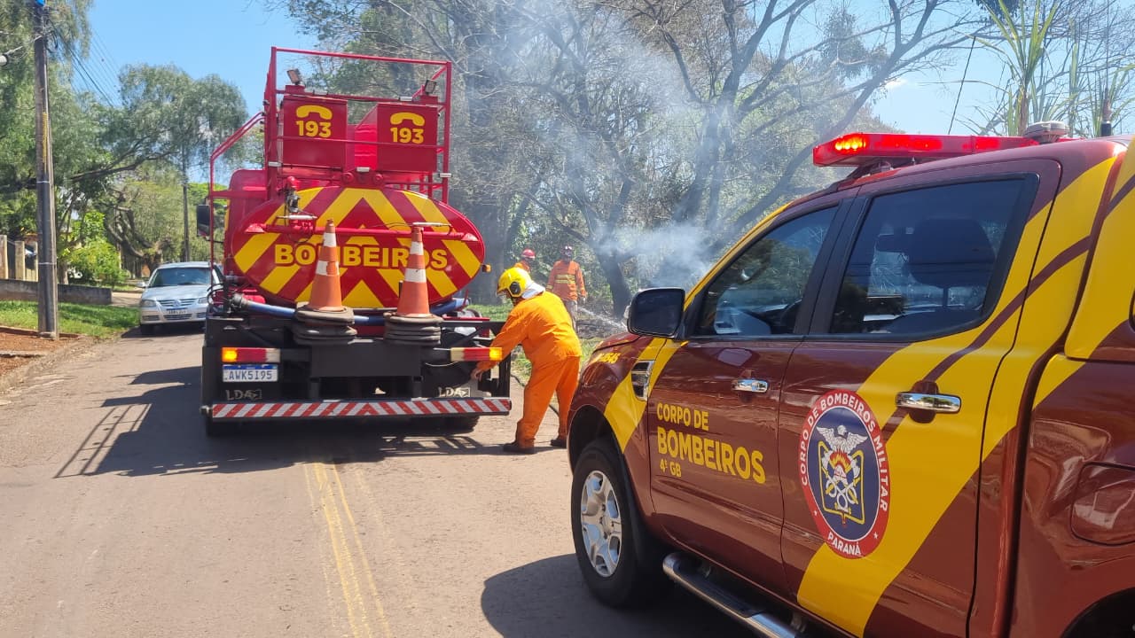 Incêndio misterioso devora canavial no Periolo