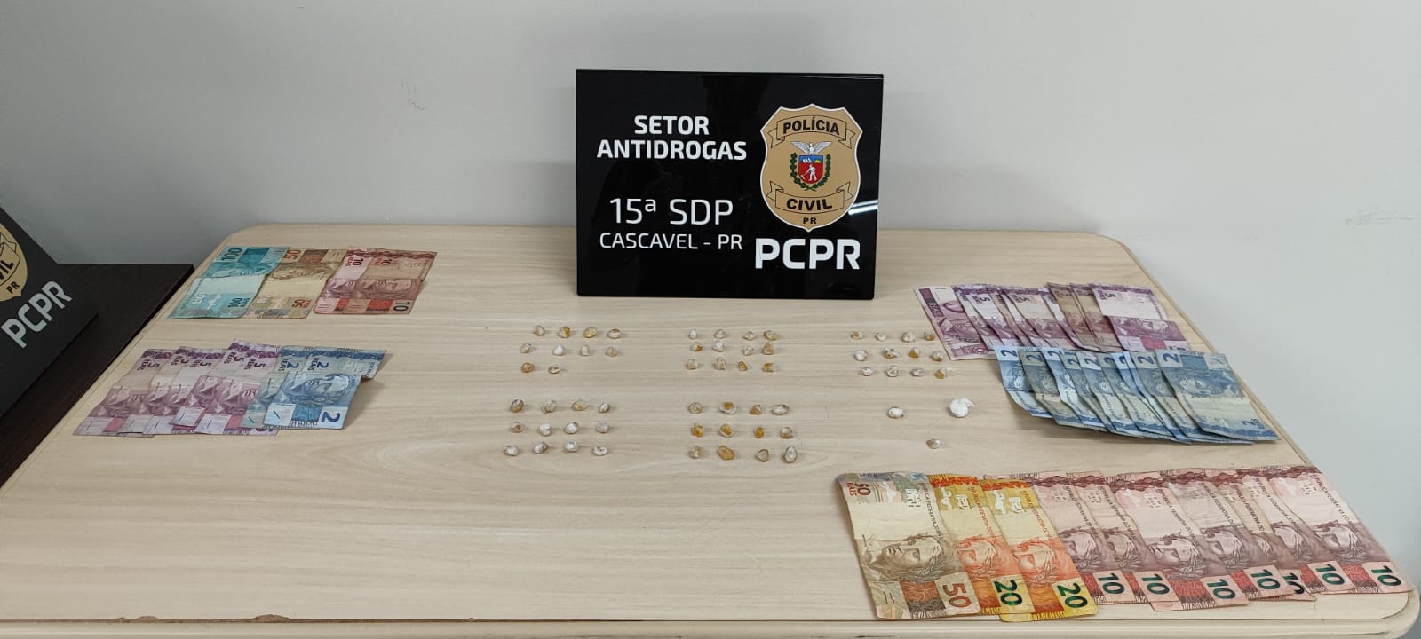 Ação da Polícia Civil resulta na prisão de envolvidos com o tráfico de drogas em Cascavel
