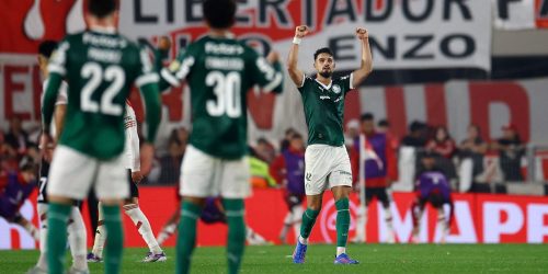 Palmeiras supera pressão e derrota River no Monumental de Núñez Imagem referente a Palmeiras supera pressão e derrota River no Monumental de Núñez