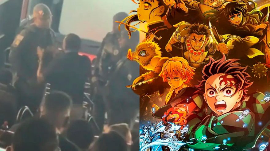 Polícia Militar invade sessão de “Demon Slayer: Castelo Infinito”, após crianças serem levadas ao cinema