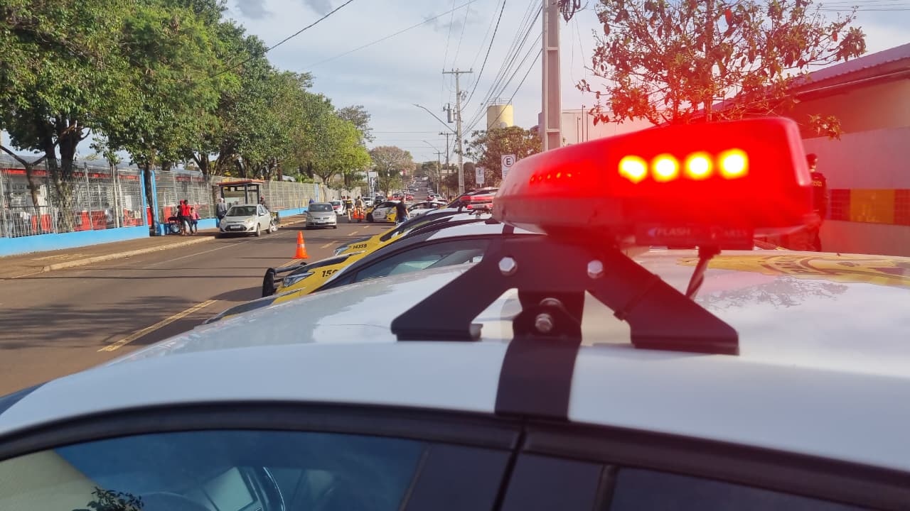 Polícia Militar centraliza ações da Operação Sinergia na região norte de Cascavel nesta quinta-feira (18)