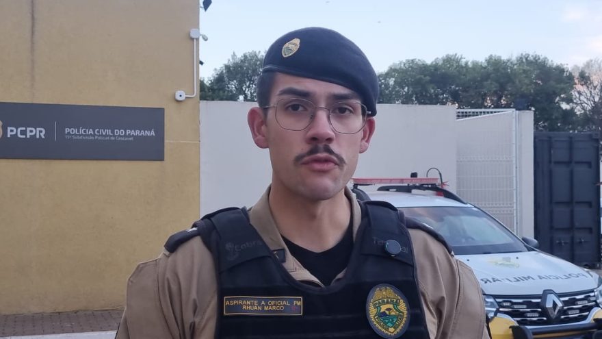 Preso no Santa Felicidade: “Ele chegou a morder um policial e tentou tirar a arma”, diz PM