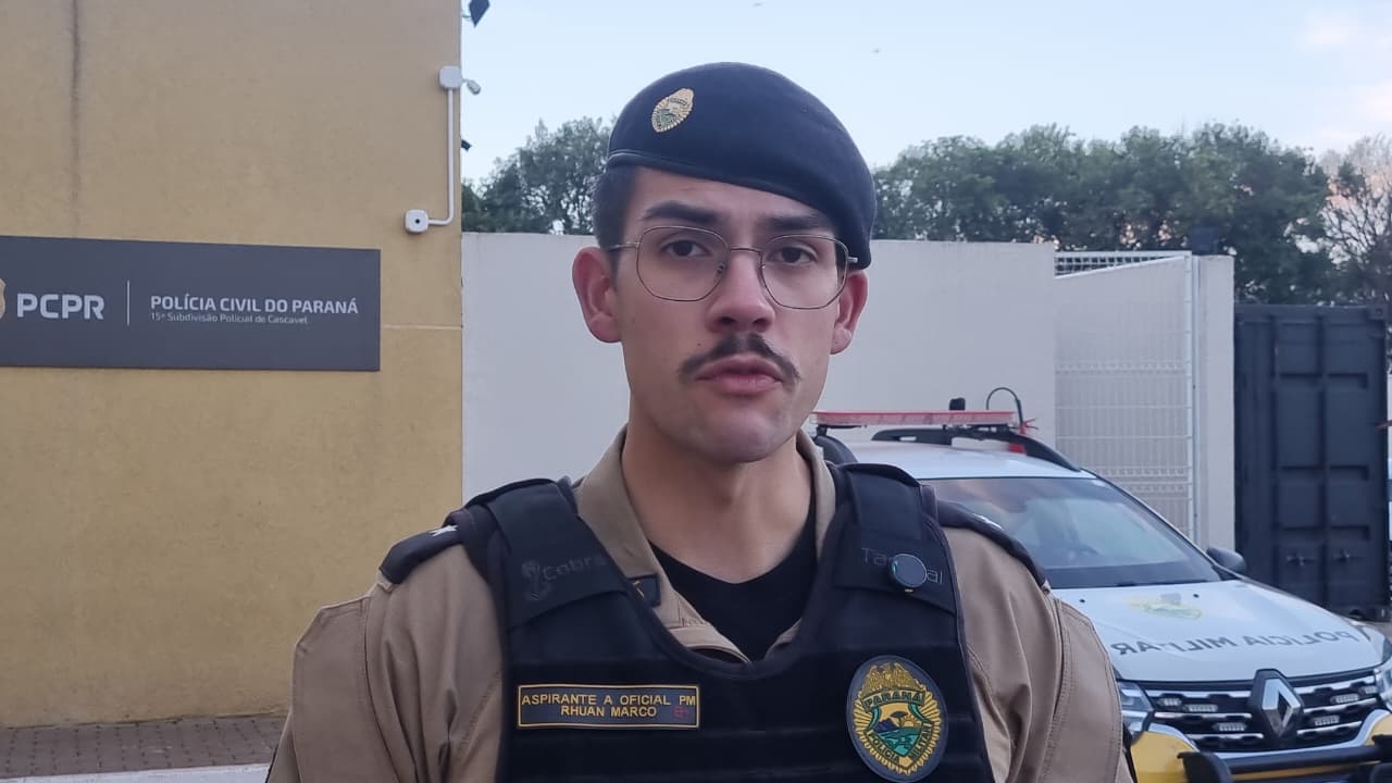 Preso no Santa Felicidade: "Ele chegou a morder um policial e tentou tirar a arma", diz PM