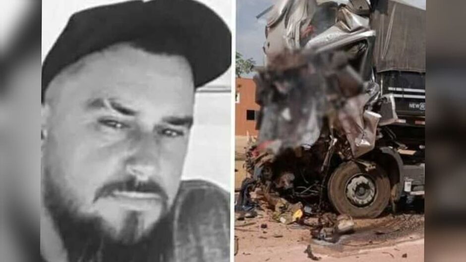 Tragédia! Paranaense morre preso às ferragens em grave acidente entre carretas no MS