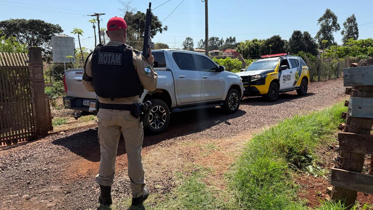 Polícia recupera caminhonete furtada durante Operação Sinergia III