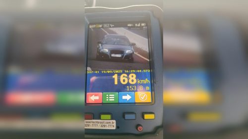 Polícia Rodoviária flagra excessos de velocidade na PRc-467, em Cascavel
