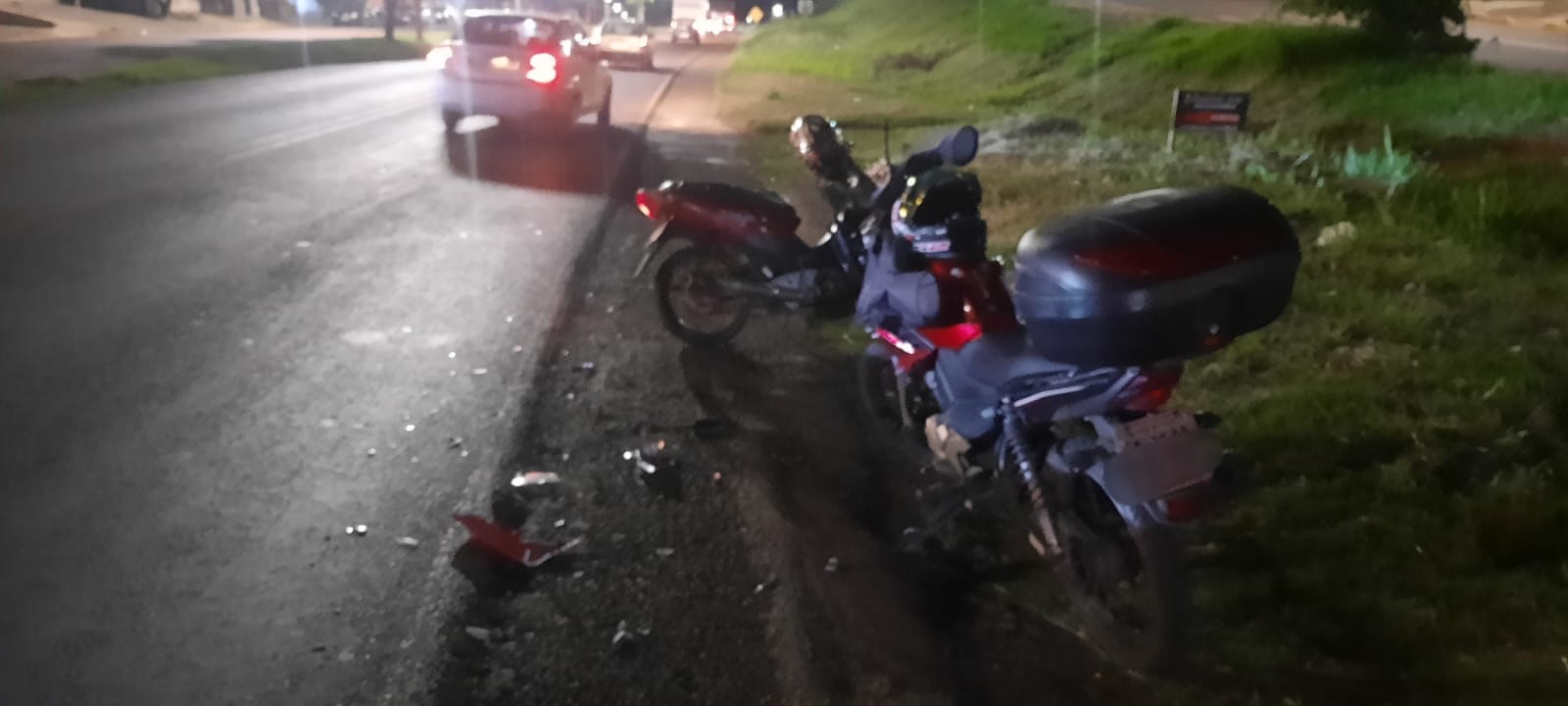 Acidente entre motocicletas deixa duas pessoas feridas na PR-317 em Toledo
